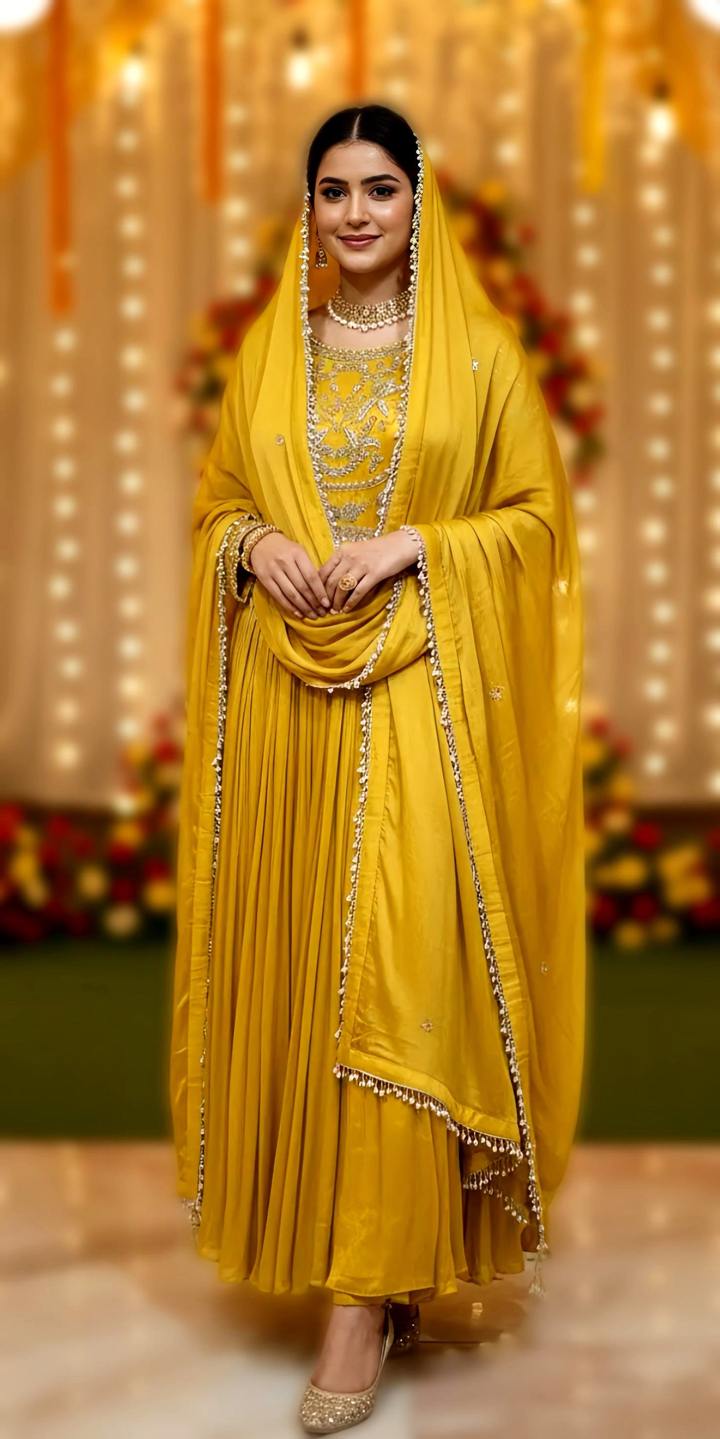 MAHARANI HAND EMBOIDERY GOWN HOA0142