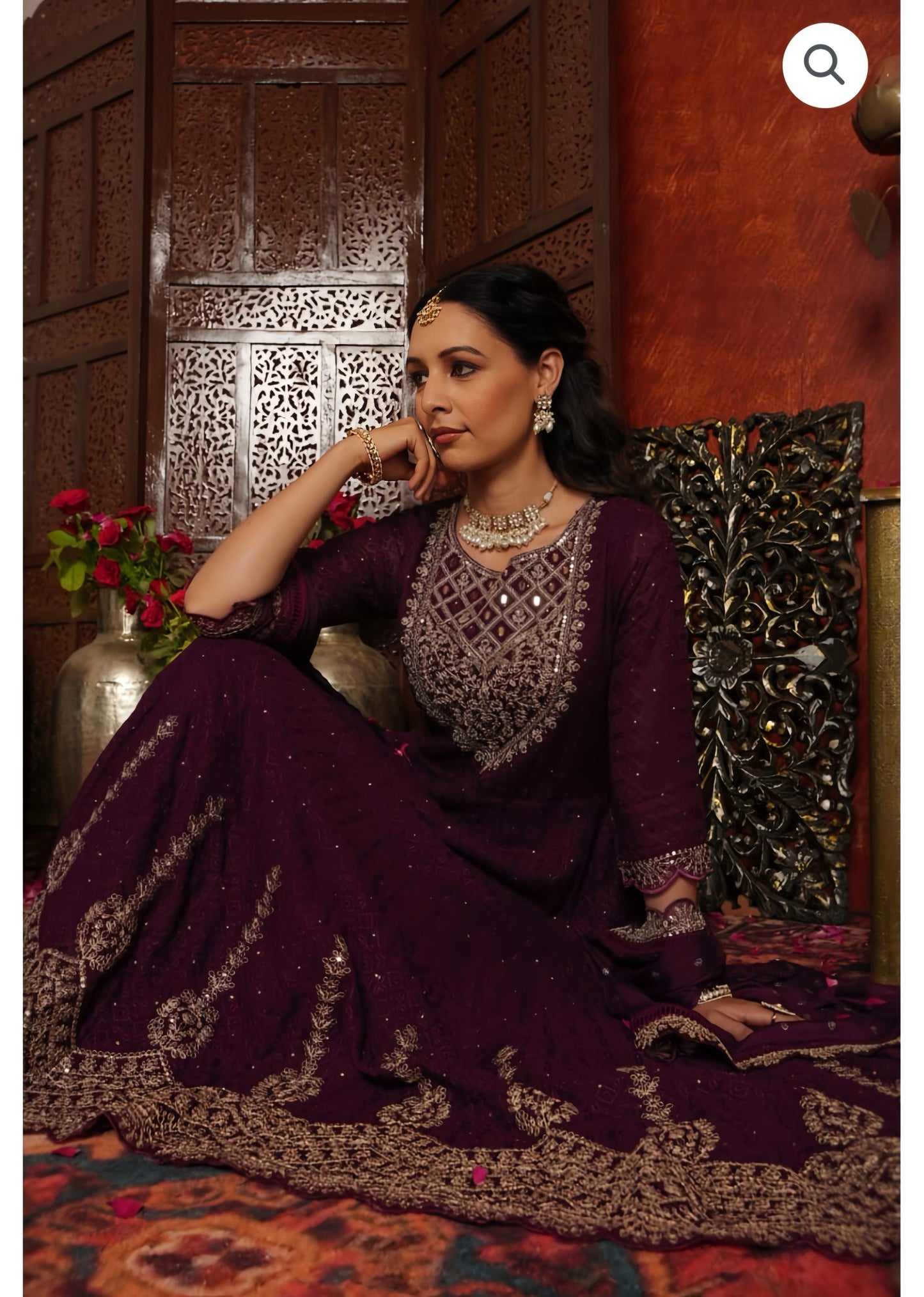 NIKHAAR FESTIVE ANARKALI HOA081