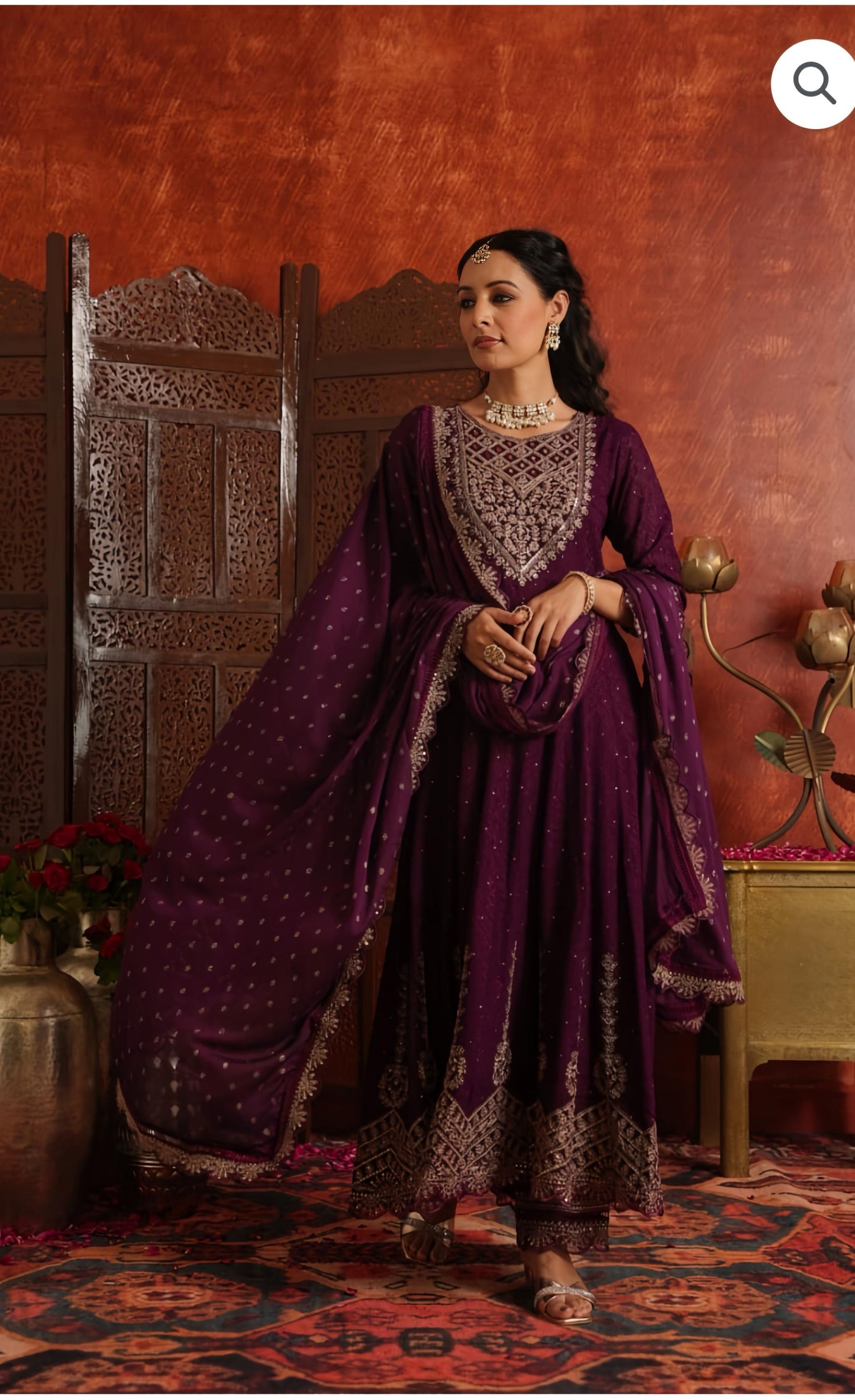NIKHAAR FESTIVE ANARKALI HOA081