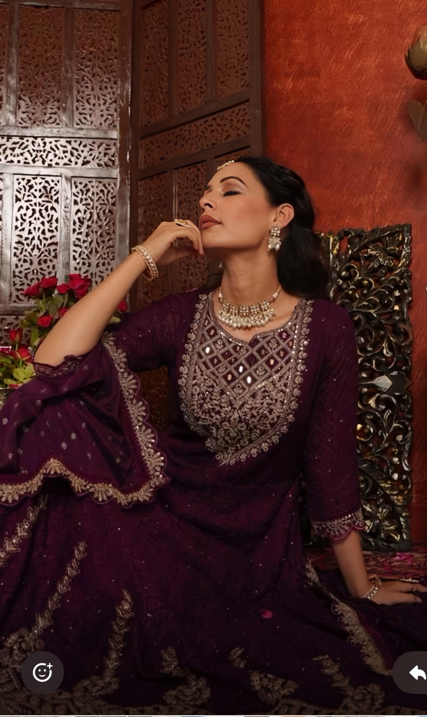 NIKHAAR FESTIVE ANARKALI HOA081