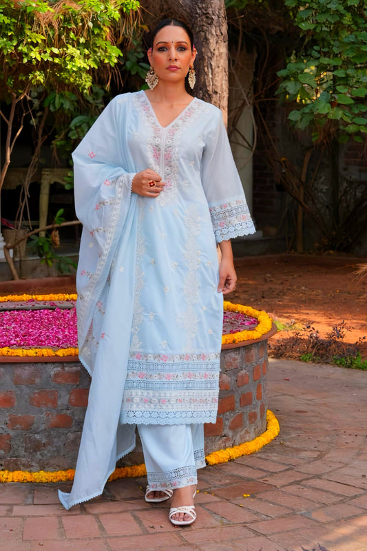 PAKISTANI ROYAL DUPATTA SET HOA083